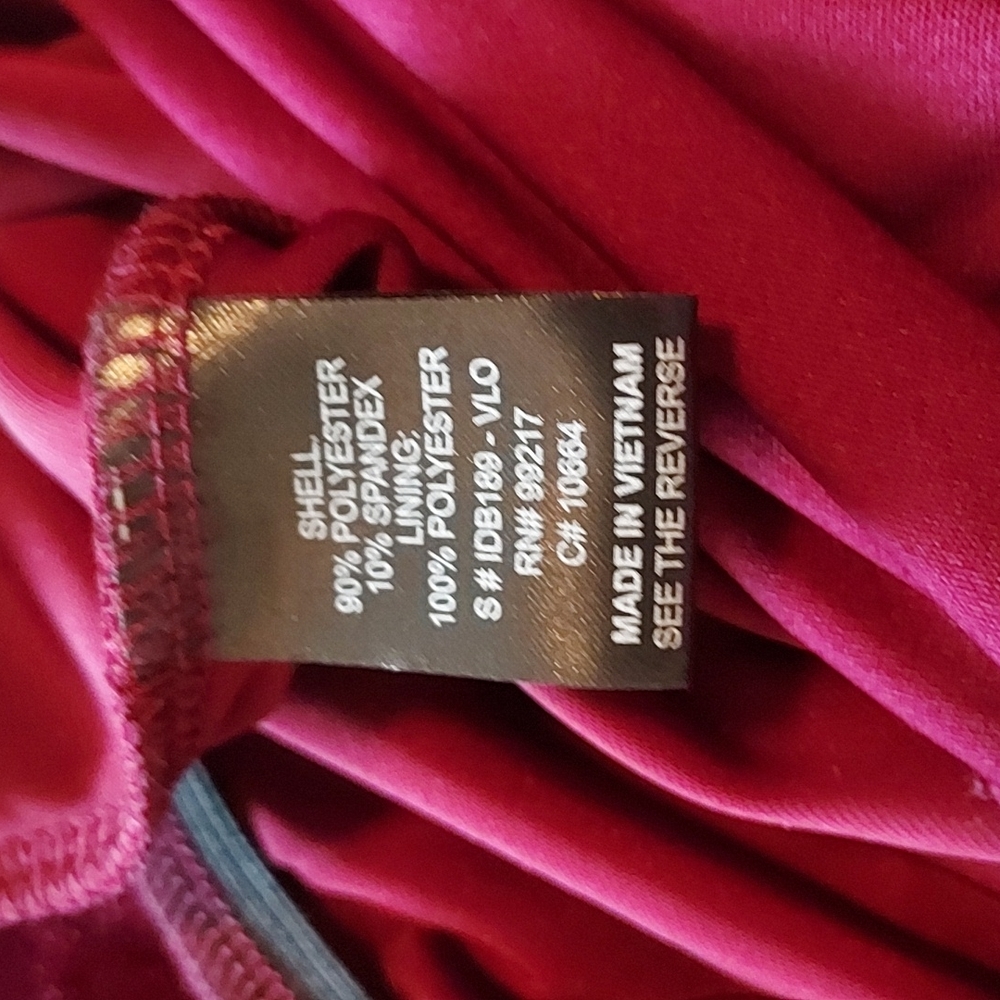 Crushed Red Velvet Jumpsuit, NWT - Picture 7 of 10